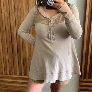 Free People We The Free Basic Thermal Top. S